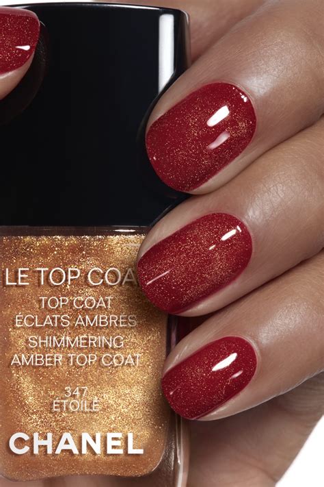 chanel le top coat etoile|chanel camellia gel coat.